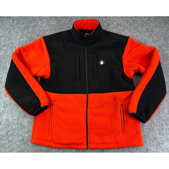 Alaskan Hardgear by Duluth Trading Bear Hide Fleece Jacket sz L (15619)